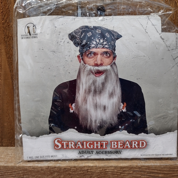 🆕 NEW Straight Beard Costume - Picture 5 of 6
